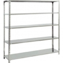 TRUSCO SU36665 不銹鋼輕量架（304）1815×615×1802天地5段