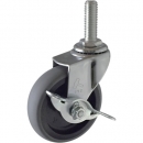 HAMMER CASTER 錘牌 腳輪-415 EA-L65-BAR01-HAMMER CASTER 錘牌 EA系列扭入自如SP付PP輪彈性體卷車65mm