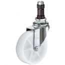 HAMMER CASTER 錘牌 腳輪 4403ENN85-鏈輪管插入尼龍車