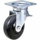 HAMMER CASTER 錘牌 腳輪 400F0SRD100-鏈球方向限制橡膠車