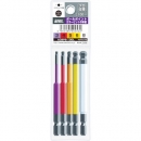 ANEX 安力士 ACBP5-10L-球點顏色位5本組全長100mm