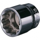 KTC 京都 NB3-13W-內普拉斯9.5sq.插座（十二角）13mm