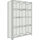 日本中山 TRUSCO   63V-35（NG）   　スチール製軽量ボルト式棚　縦仕切付?。祝福罚怠粒模常埃啊粒龋保福埃啊。沉校炊巍ˉ庭哎飑`