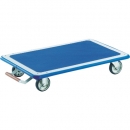 日本中山 TRUSCO   115NKB   　プレス製臺(tái)車(chē)　ドンキーカート　平臺(tái)車(chē)型７４０×４８０　ピン式固定車(chē)ストッパー付