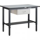 日本中山 TRUSCO   AWMP-0960F1   　ＡＷＭＰ型高さ調(diào)節(jié)作業(yè)臺(tái)　９００Ｘ６００ＸＨ７００－９１０　１段引出付