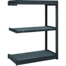 日本中山TRUSCO  TUG100-43K-3B-BK  TUG型輕型貨架黑色100 kg連結940X324XH1200 3段