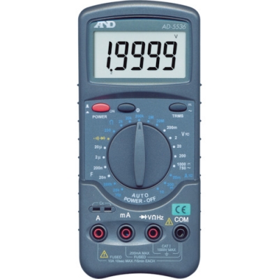 AND 艾安得  AD5536數(shù)字萬用表高分辨率、高功能自動斷電功能