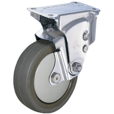 HAMMER CASTER 錘牌 鏈球腳輪 9940ER-UZ125-SD28-鏈球全不銹鋼靠墊E固定導(dǎo)電聚氨酯125mm線(xiàn)徑2.8