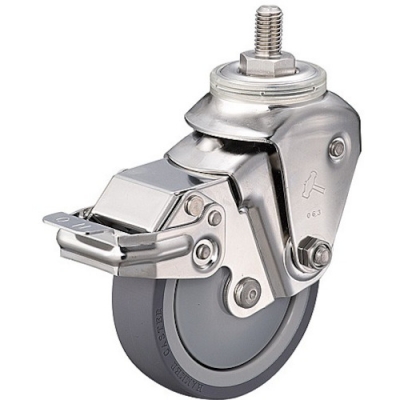 HAMMER CASTER 錘牌 不銹鋼坐墊E螺旋M12SP聚氨酯100mm線(xiàn)徑2.0